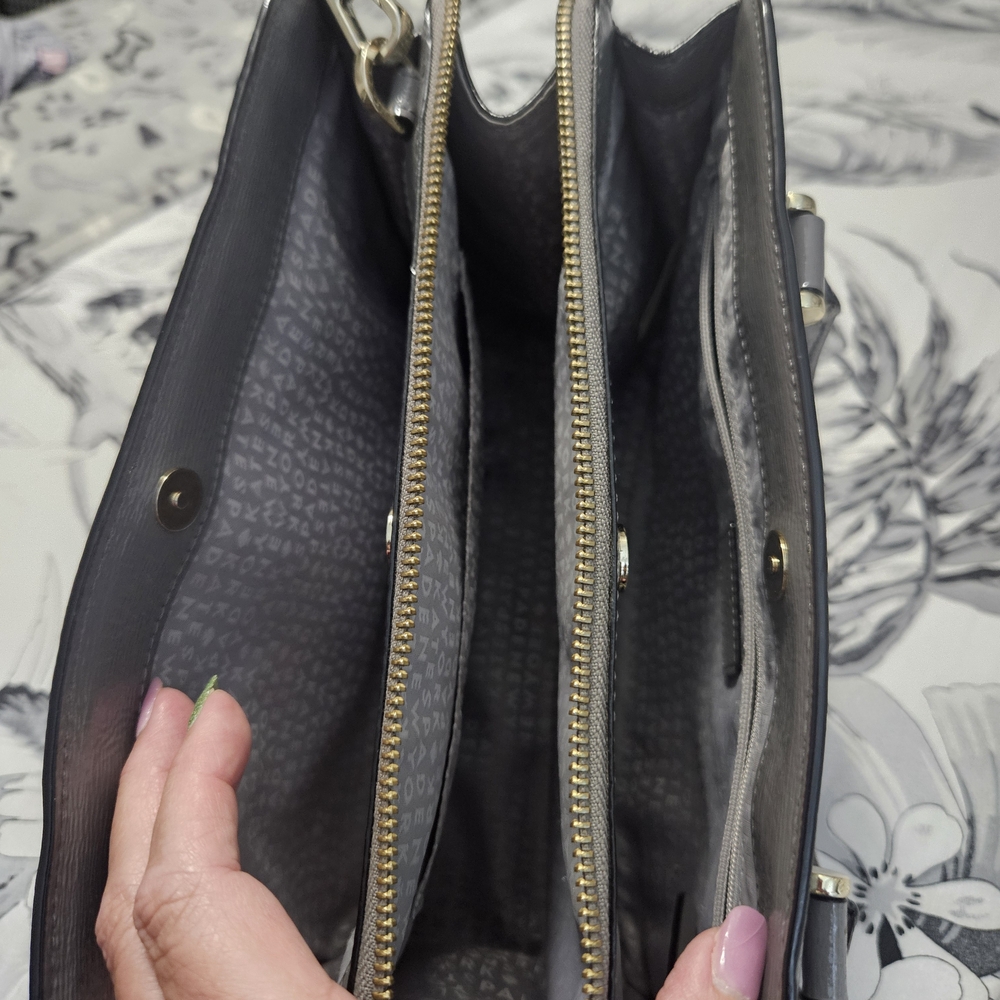 Kate Spade Gray Satchel with Detachable Strap - Picture 4 of 5